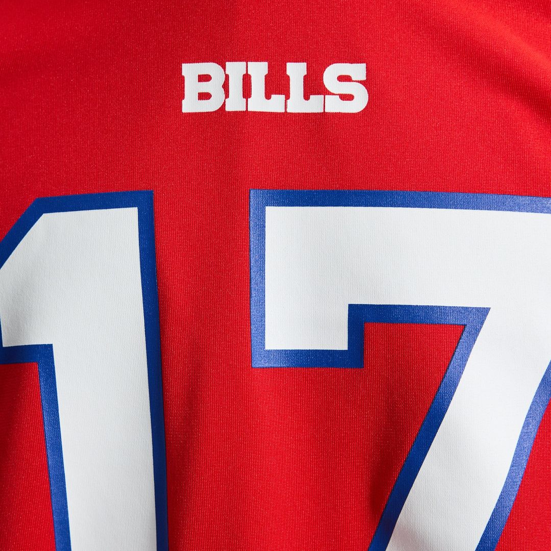Buffalo Bills Josh Allen Nike Red Alternate Game Jersey product image 11, provided for visual reference and product detail
