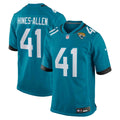 Jacksonville Jaguars Josh Hines-Allen Nike Teal Player Game Jersey product image 1, provided for visual reference and