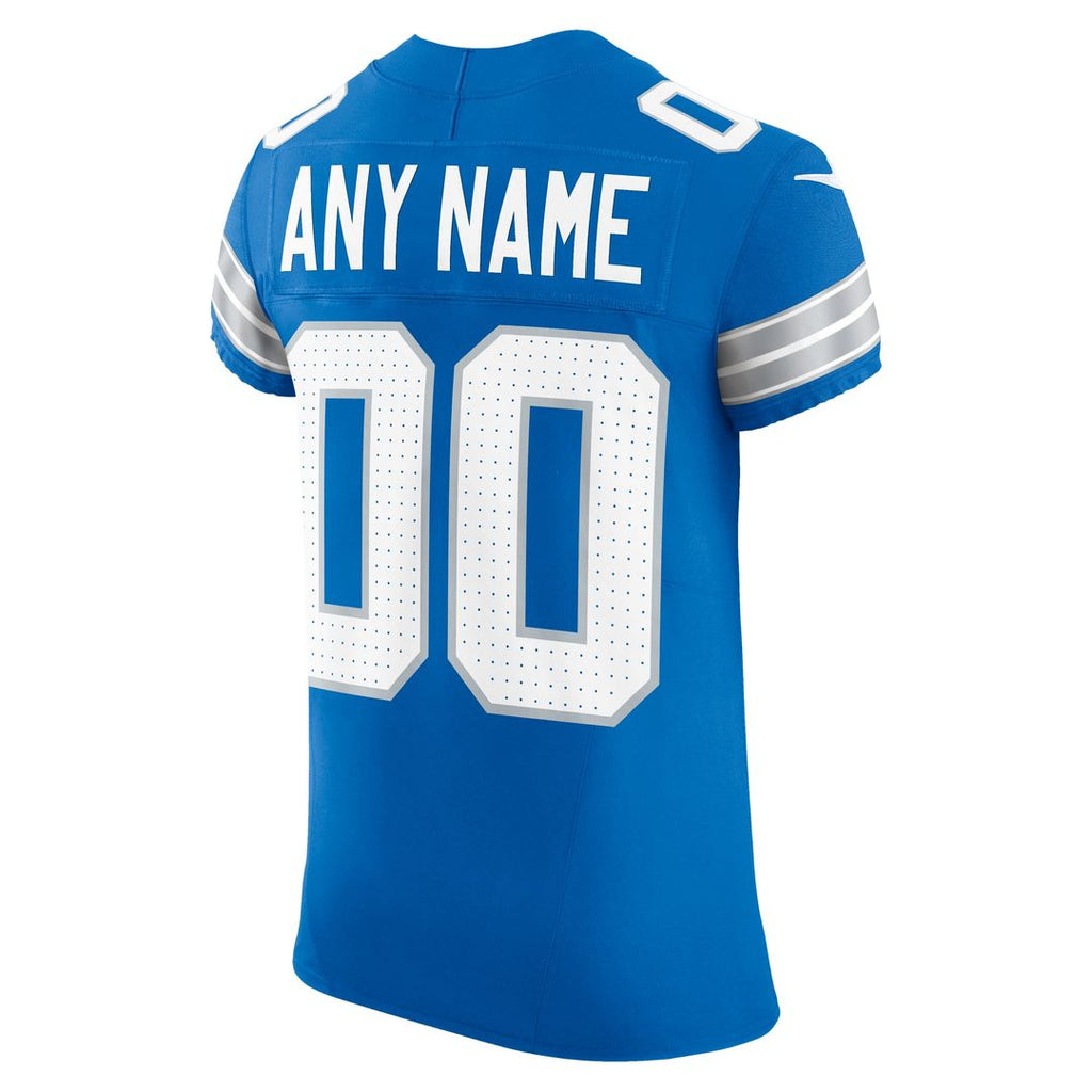 Detroit Lions Nike Black Alternate Vapor F.U.S.E. Elite Custom Jersey product image 9, provided for visual reference and