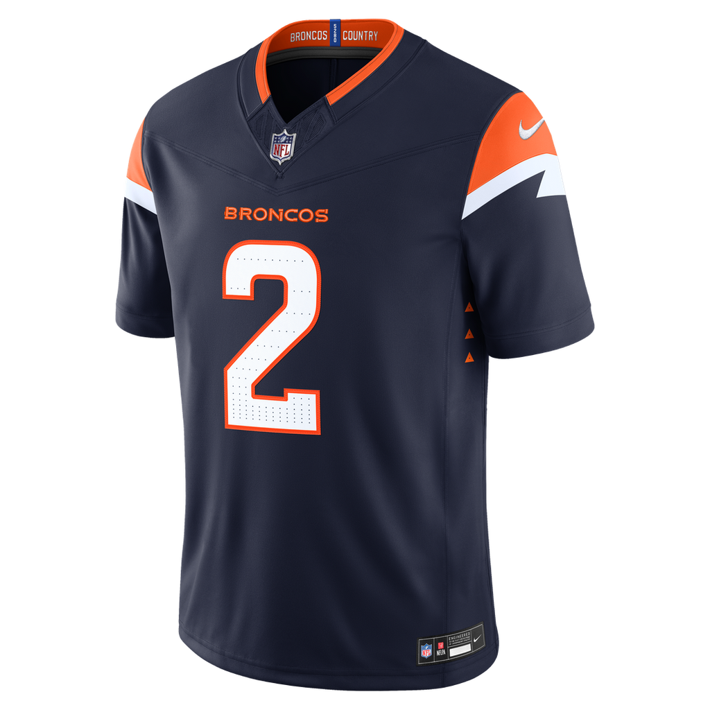 Denver Broncos Pat Surtain II Nike White Vapor F.U.S.E. Stitched Limited Jersey product image 22, provided for visual