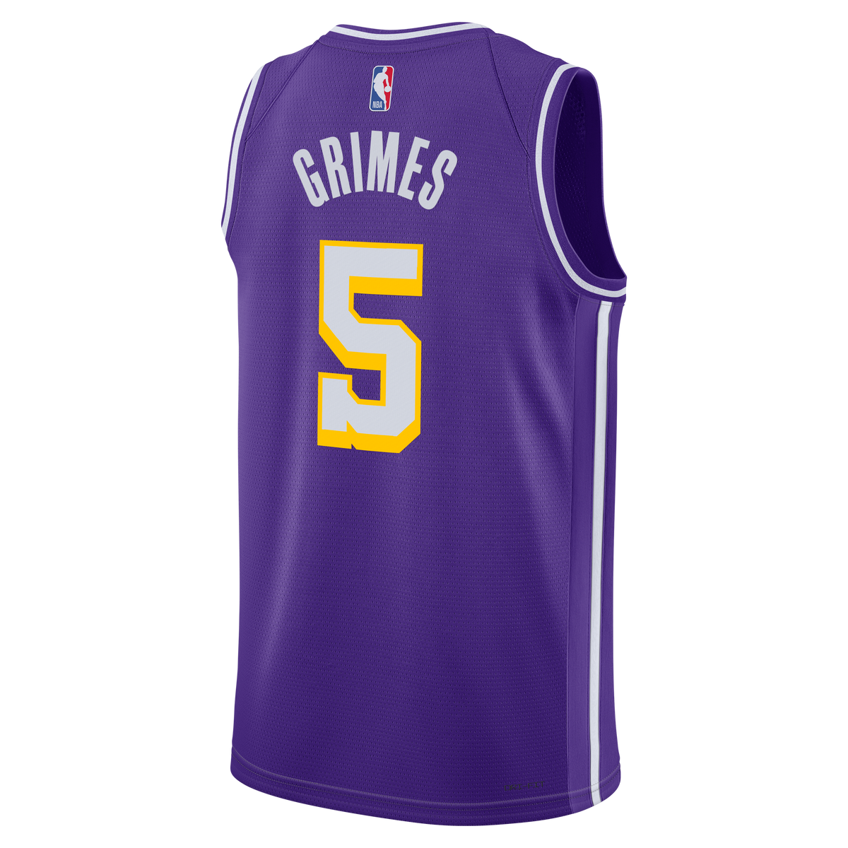 Los Angeles Lakers Jordan Brand Statement Edition Jersey - Purple - Quentin Grimes - Unisex product image 4, provided for