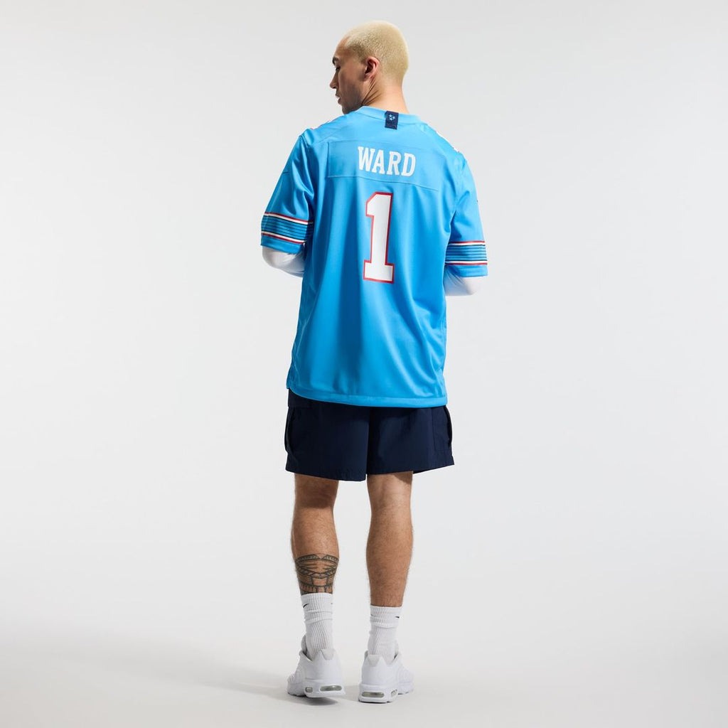 Tennessee Titans Cameron Ward Nike Light Blue Game Jersey product image 18, provided for visual reference and product detail