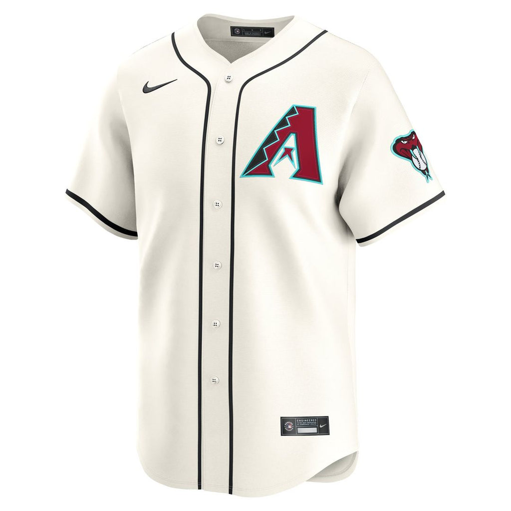 Arizona Diamondbacks Alek Thomas Nike Cream Home Limited Player Jersey product image 2, provided for visual reference and