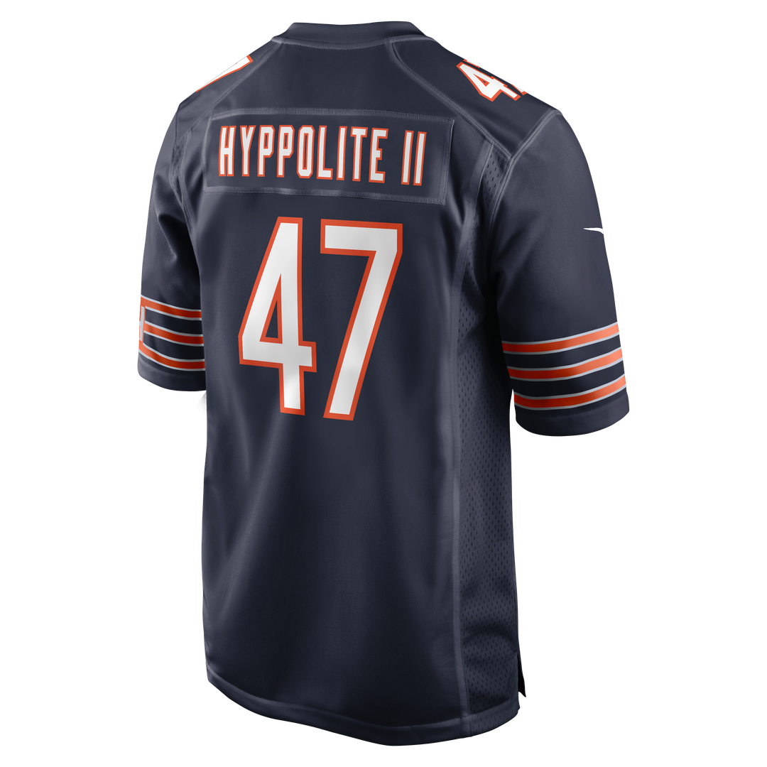 Chicago Bears Ruben Hyppolite II Nike Navy Team Game Jersey product image 5, provided for visual reference and product