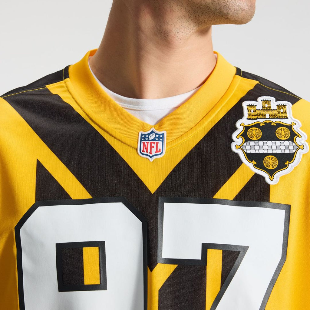 Pittsburgh Steelers Cameron Heyward Nike Gold Alternate 1933 Throwback Game Jersey product image 22, provided for visual