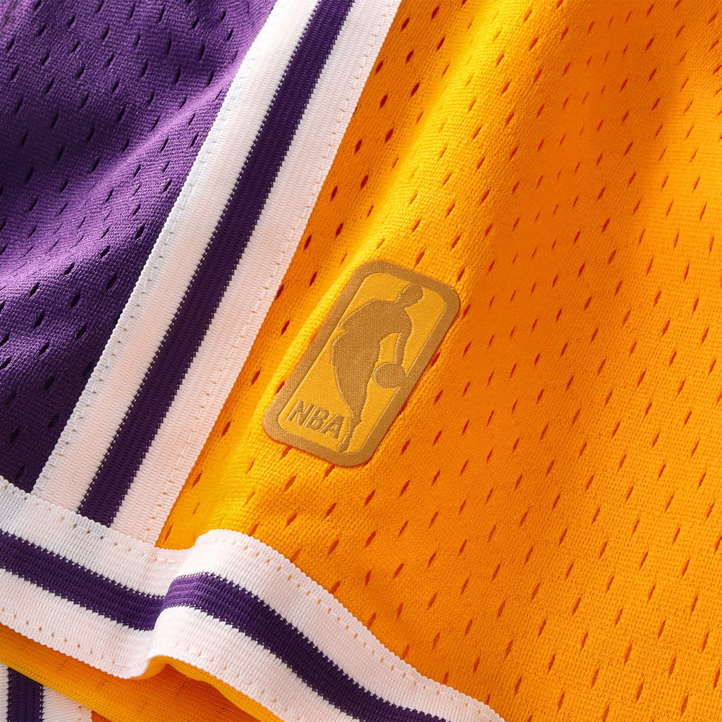 Los Angeles Lakers Mitchell & Ness Swingman Shorts - Youth product image 6
