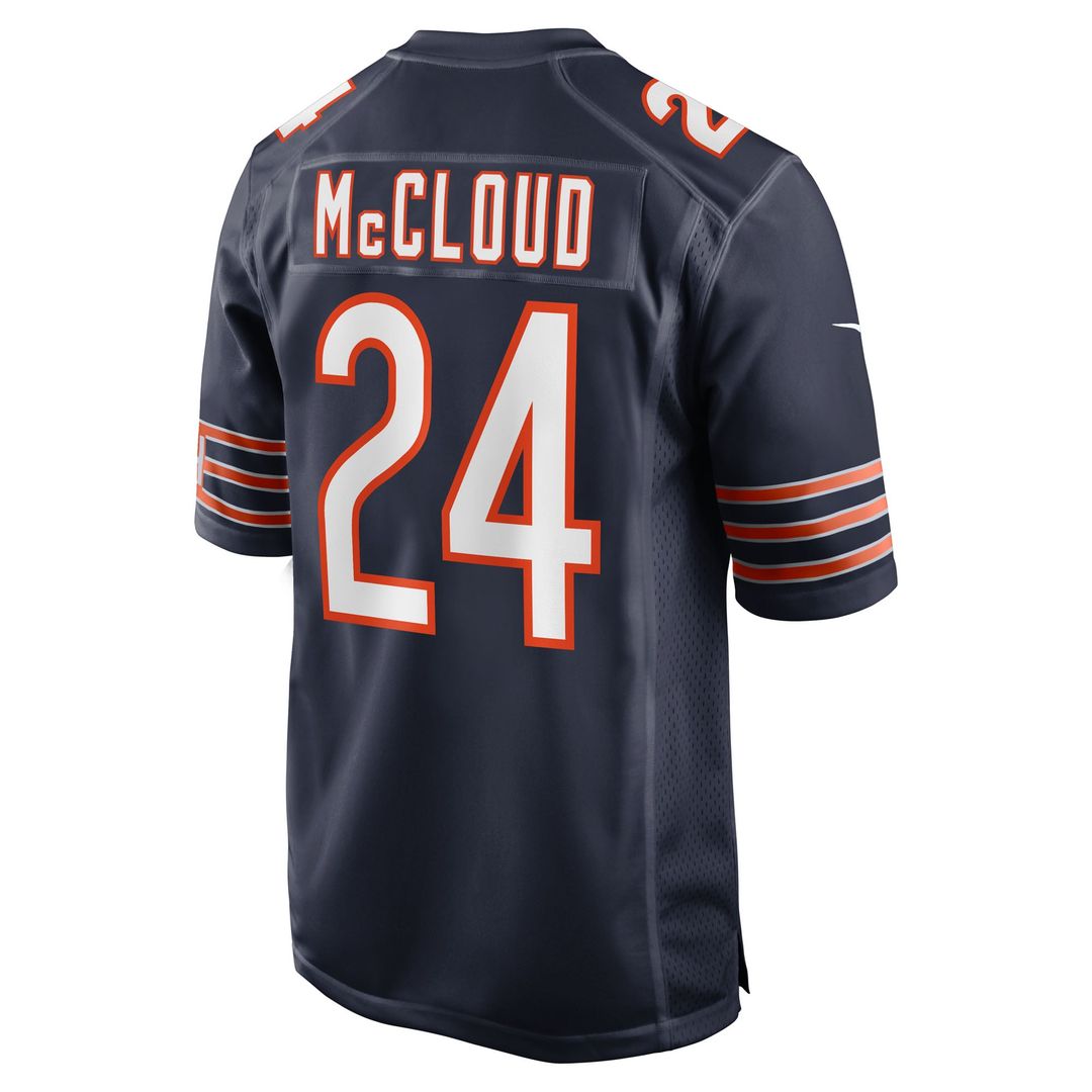 Chicago Bears Nick McCloud Nike Navy Team Game Jersey product image 3, provided for visual reference and product detail