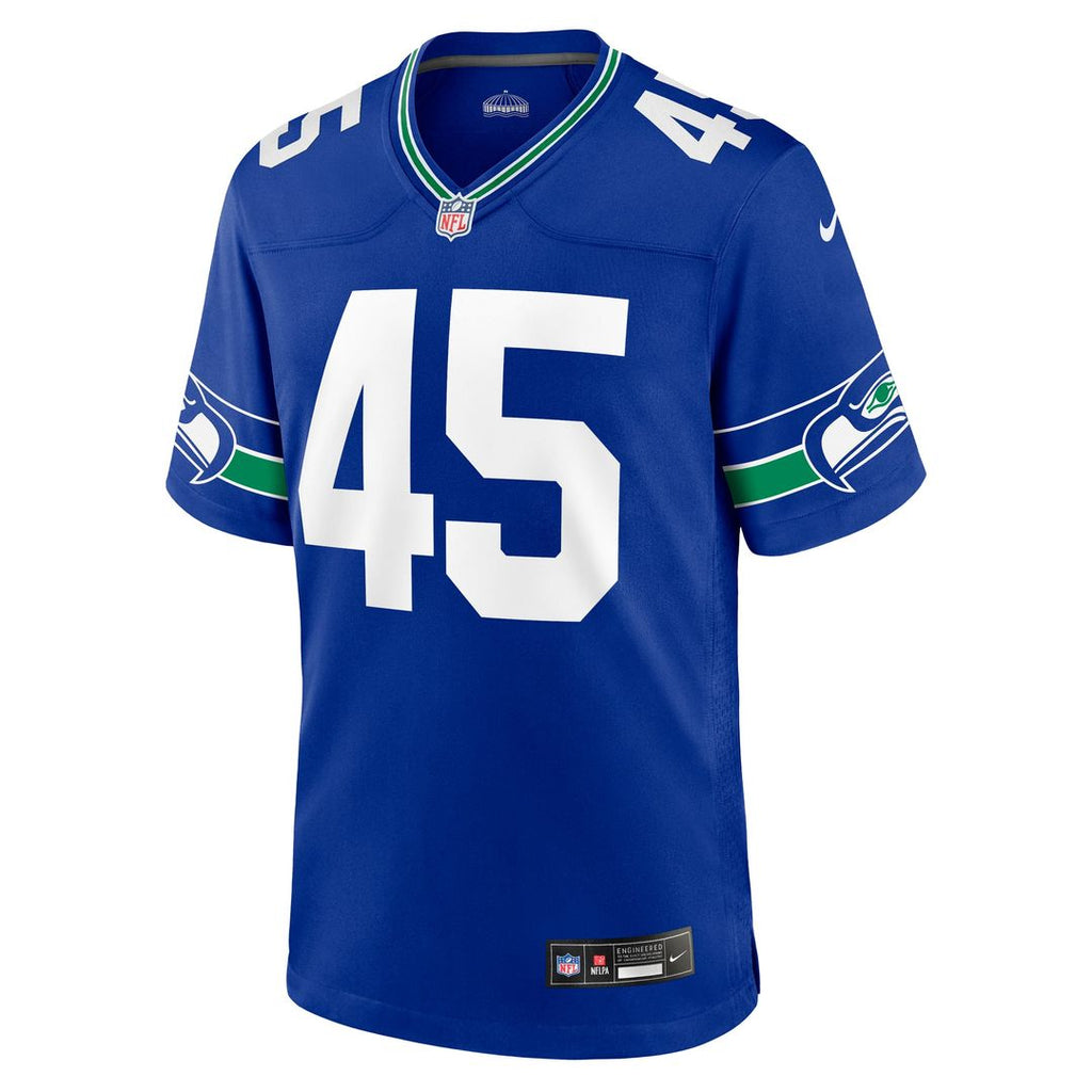 Seattle Seahawks Kenny Easley Nike Royal Retired Player Alternate Game Jersey product image 2, provided for visual reference