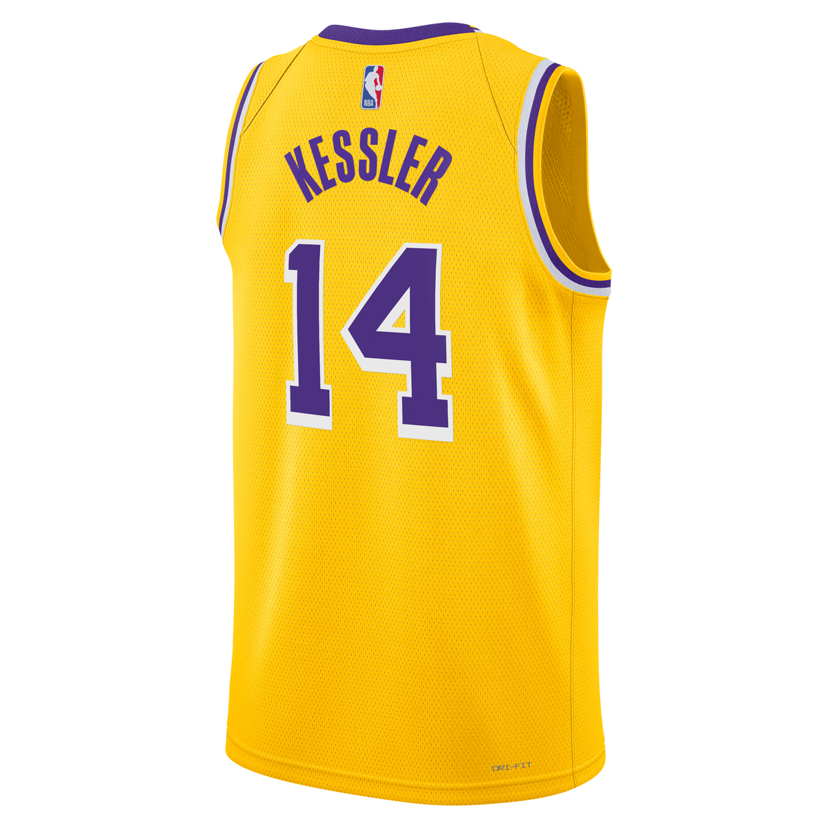 Los Angeles Lakers Nike Icon Edition Swingman Jersey - Gold - Walker Kessler - Unisex product image 4, provided for visual