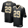 New Orleans Saints Quincy Riley Nike Black Team Game Jersey product image 1, provided for visual reference and product