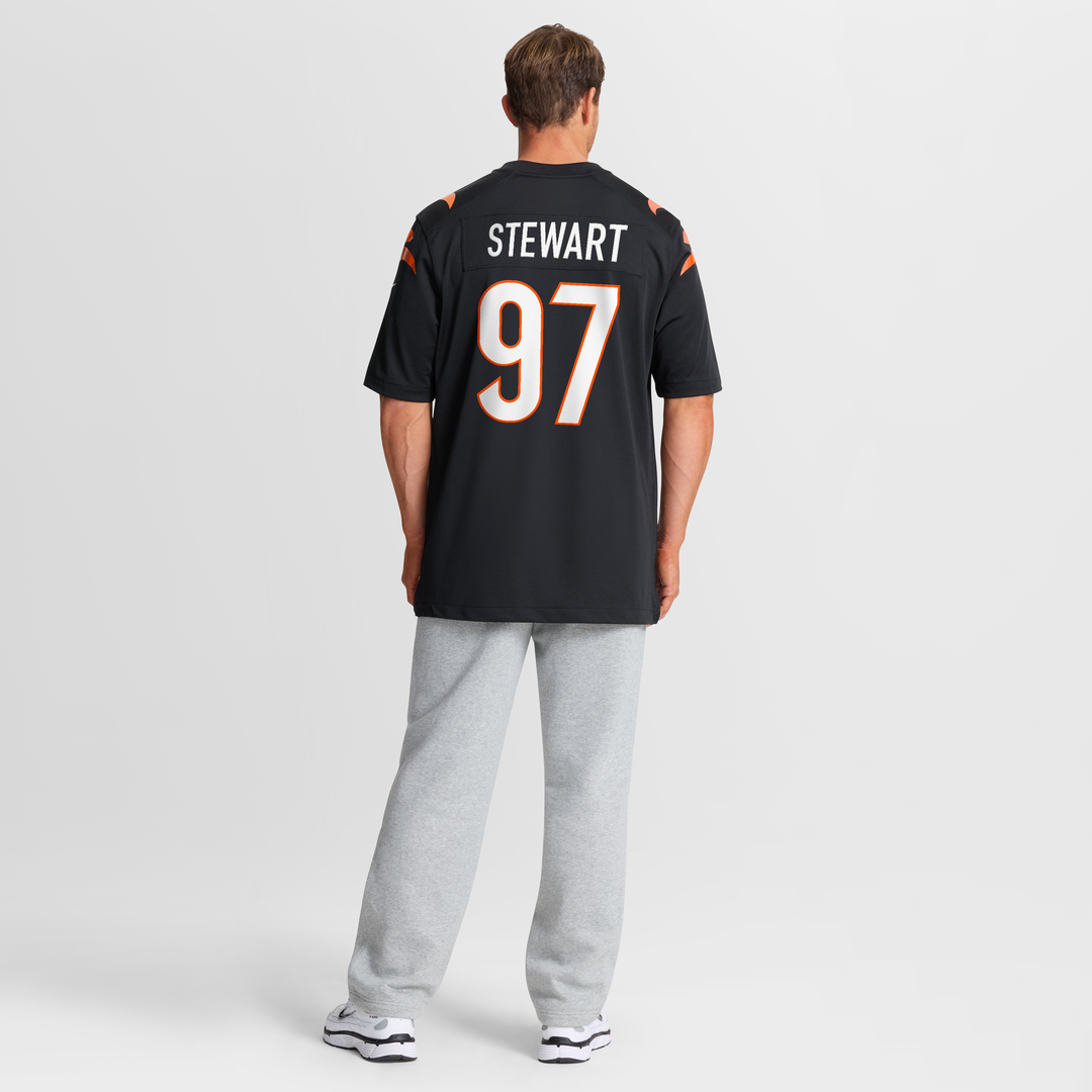 Cincinnati Bengals Shemar Stewart Nike Black Team Game Jersey product image 7, provided for visual reference and product