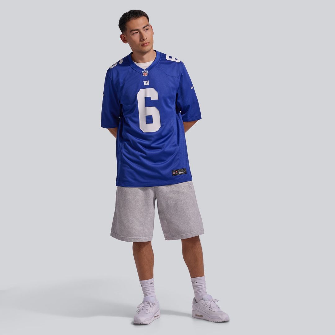 New York Giants Jaxson Dart Nike Royal Team Game Jersey product image 4, provided for visual reference and product detail