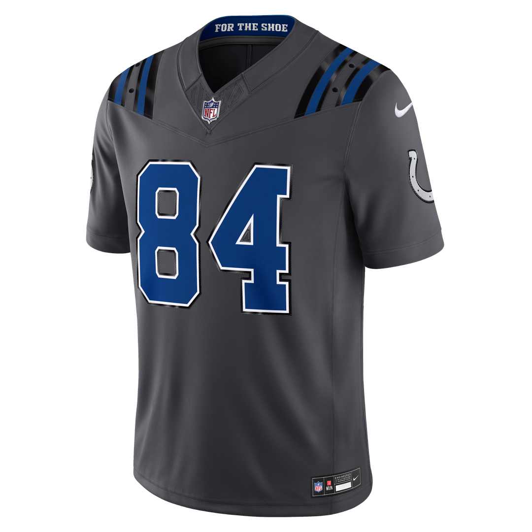 Indianapolis Colts Tyler Warren Nike Anthracite 2026 Rivalries Collection Stitched Limited Jersey product image 2, provided