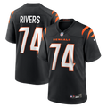 Cincinnati Bengals Jalen Rivers Nike Black Team Game Jersey product image 1, provided for visual reference and product