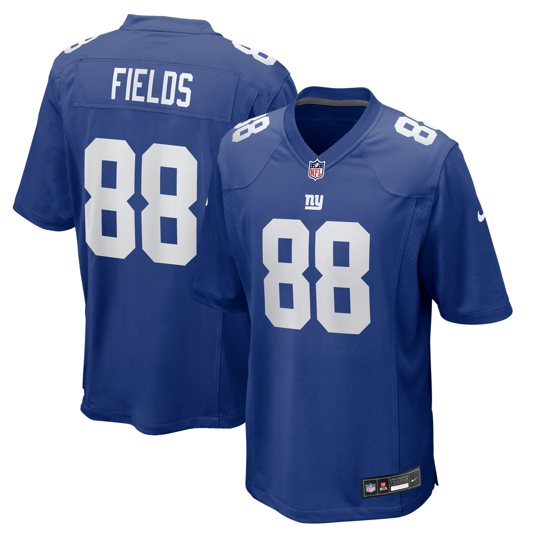 New York Giants Malachi Fields Nike Royal Team Game Jersey product image 1, provided for visual reference and product detail