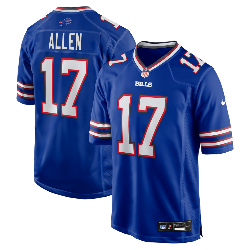 Buffalo Bills Josh Allen Nike Red Alternate Game Jersey product image 33, provided for visual reference and product detail