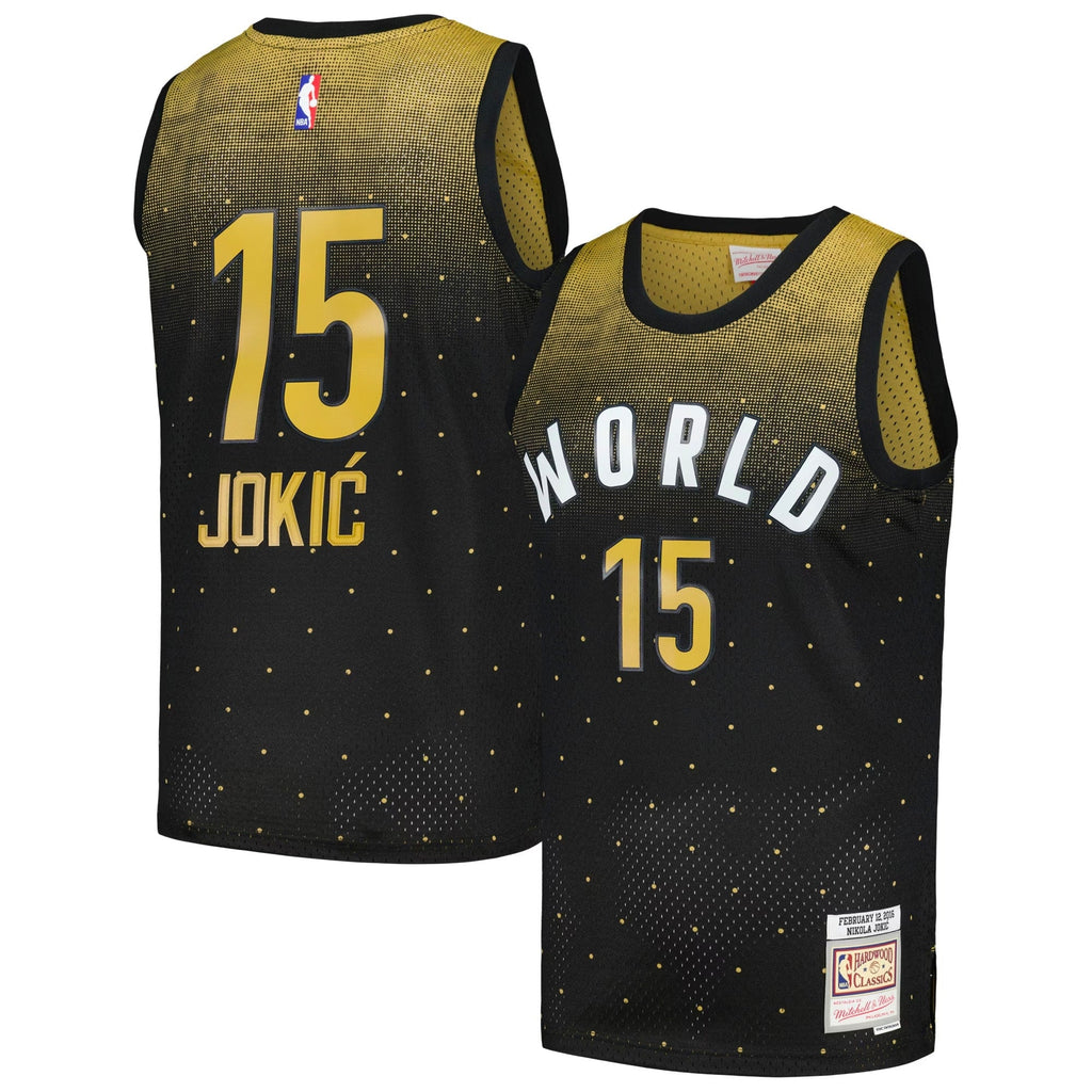 Mitchell & Ness Nikola Jokic Black 2016 NBA Rising Stars Challenge Hardwood Classics Swingman Jersey product image 2,