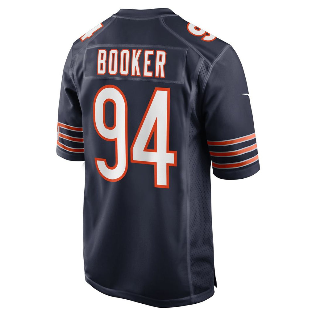 Chicago Bears Austin Booker Nike Navy Game Jersey product image 3, provided for visual reference and product detail review