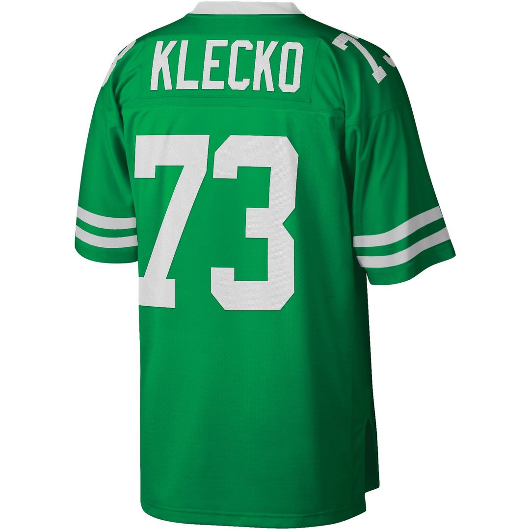New York Jets Joe Klecko Mitchell & Ness Kelly Green Legacy Replica Jersey product image 3, provided for visual reference