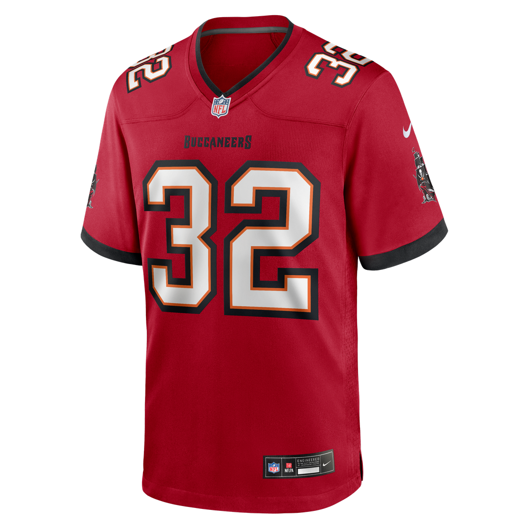 Tampa Bay Buccaneers Josh Hayes Nike Red Game Jersey product image 2, provided for visual reference and product detail review