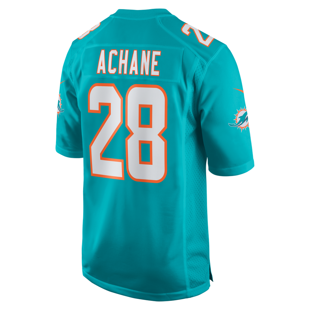 Miami Dolphins De'Von Achane Nike Aqua Player Game Jersey product image 7, provided for visual reference and product detail