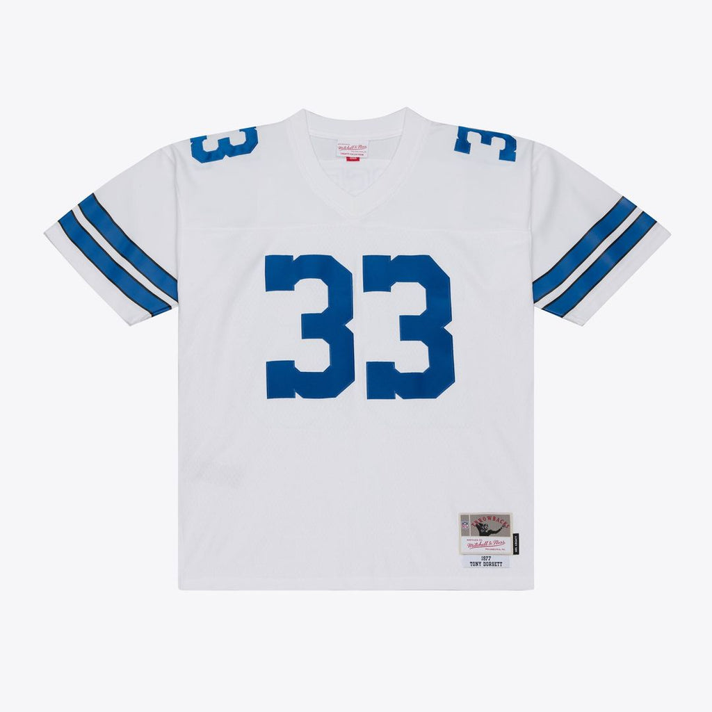 Dallas Cowboys Tony Dorsett Mitchell & Ness White Retired Legacy Replica Player Jersey product image 1, provided for visual