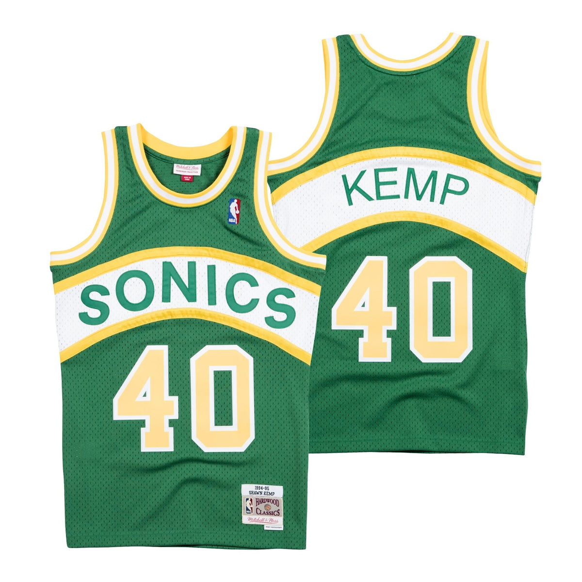 Seattle Supersonics Shawn Kemp Hardwood Classics Road product image 1