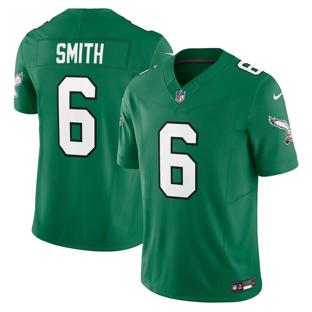 Philadelphia Eagles DeVonta Smith Nike Kelly Green Vapor F.U.S.E. Limited Jersey product image 1, provided for visual