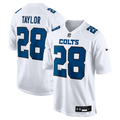 Indianapolis Colts Jonathan Taylor Nike Tundra White Fashion Game Jersey product image 1, provided for visual reference and