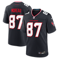 Houston Texans Foster Moreau Nike Navy Team Game Jersey product image 1, provided for visual reference and product detail