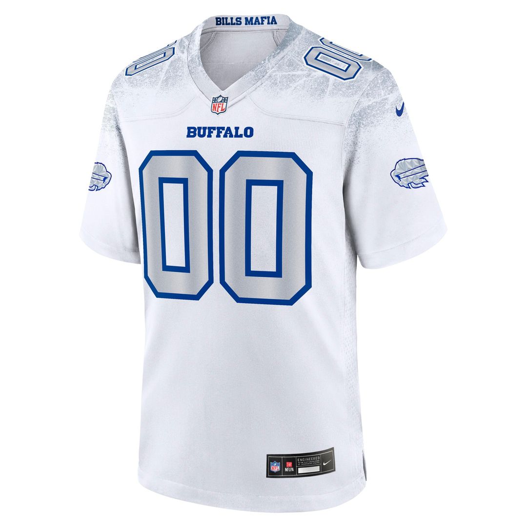 Buffalo Bills Nike White Rivalries Collection Custom Game Jersey product image 2, provided for visual reference and product