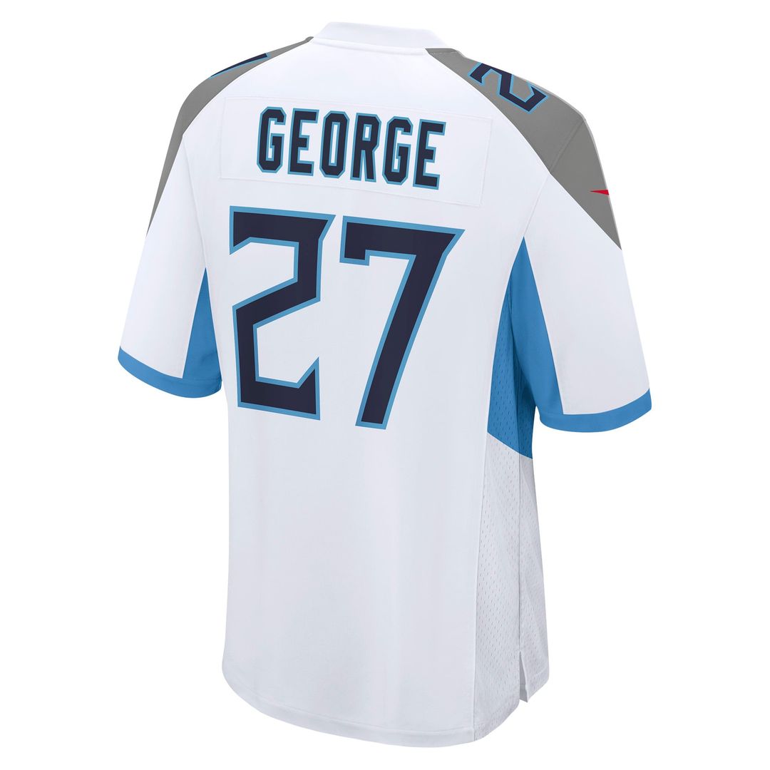Tennessee Titans Eddie George Nike White Retired Player Game Jersey product image 3, provided for visual reference and