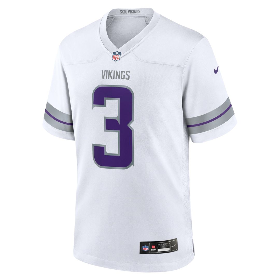 Minnesota Vikings Jordan Addison Nike Purple Game Jersey product image 18, provided for visual reference and product detail
