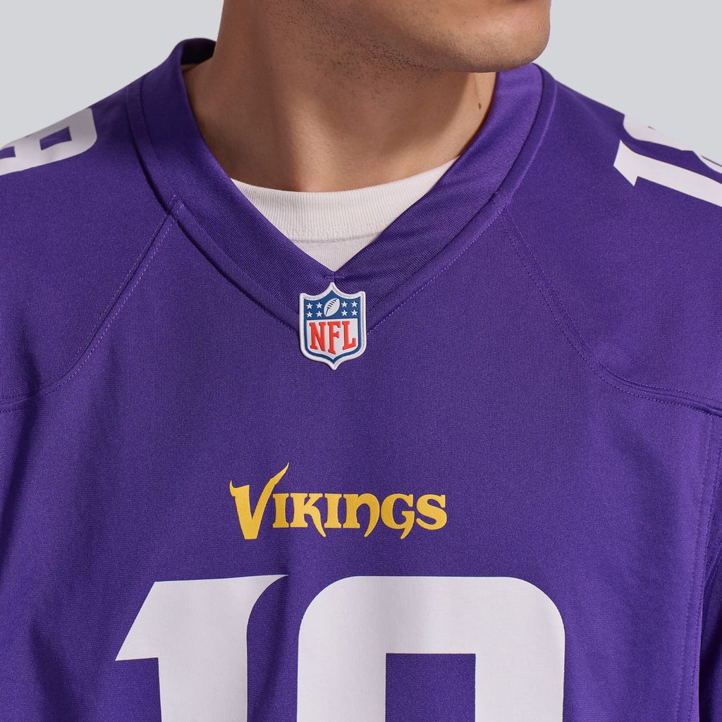 Minnesota Vikings Justin Jefferson Nike White Game Player Jersey product image 14, provided for visual reference and product