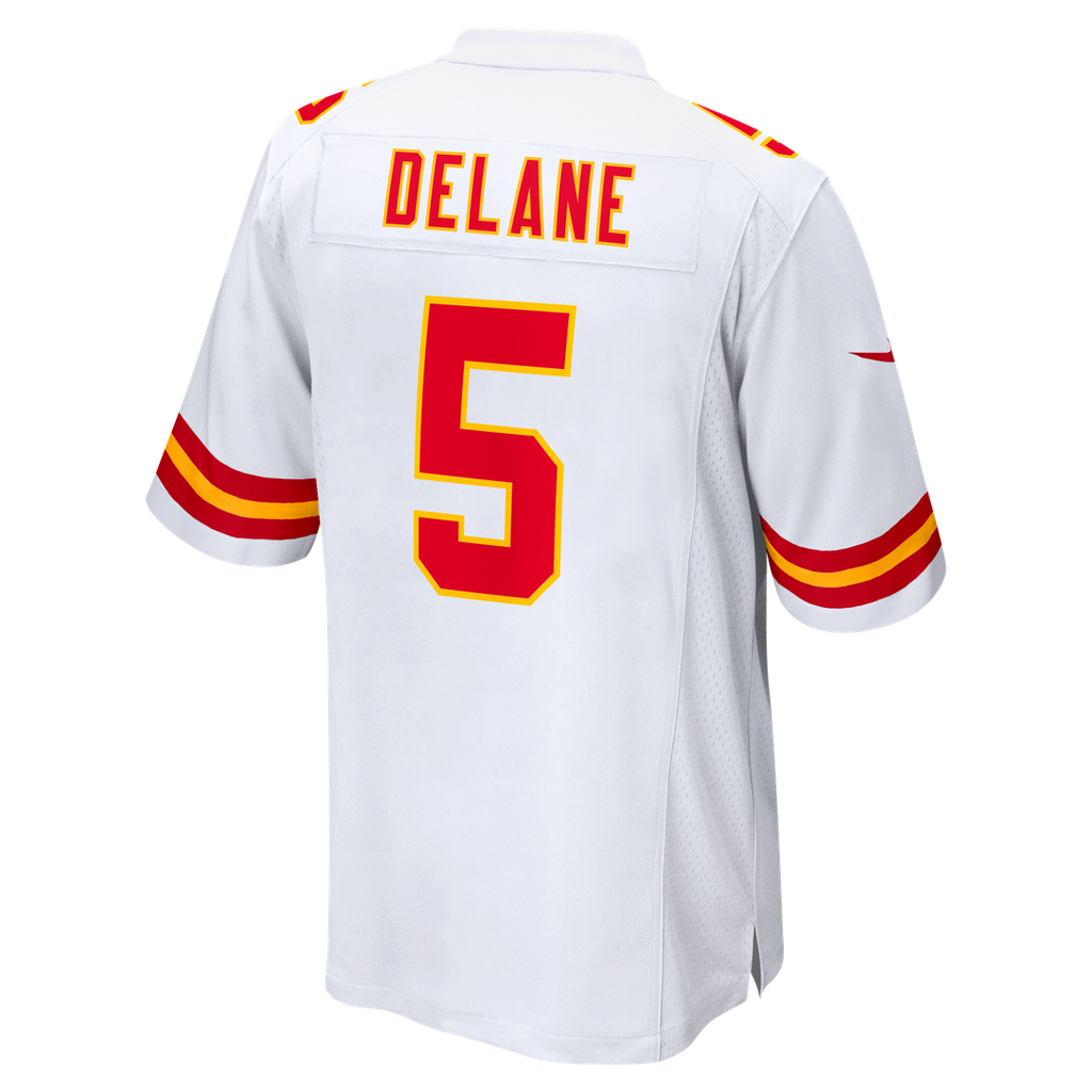 Kansas City Chiefs Mansoor Delane Nike White Game Jersey product image 6, provided for visual reference and product detail