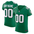 Philadelphia Eagles Nike Kelly Green 2nd Alternate Vapor F.U.S.E. Elite Custom Jersey product image 1, provided for visual