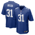 New York Giants Matt Breida Nike Royal Game Jersey product image 1, provided for visual reference and product detail review