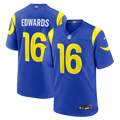 Los Angeles Rams Tru Edwards Nike Royal Team Game Jersey product image 1, provided for visual reference and product detail