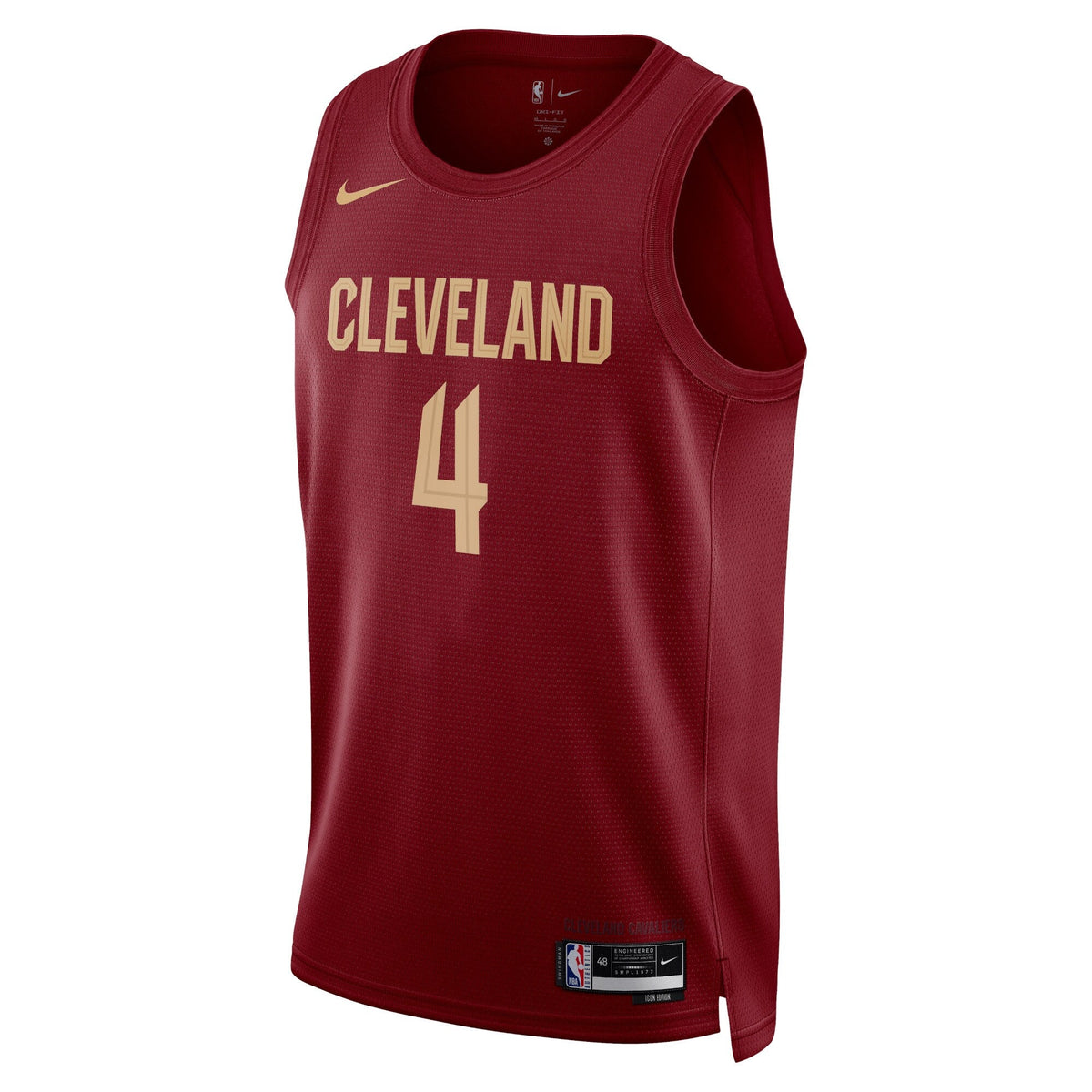 Cleveland Cavaliers Nike Icon Edition Swingman Jersey - Maroon - Evan Mobley - Unisex product image 2, provided for visual