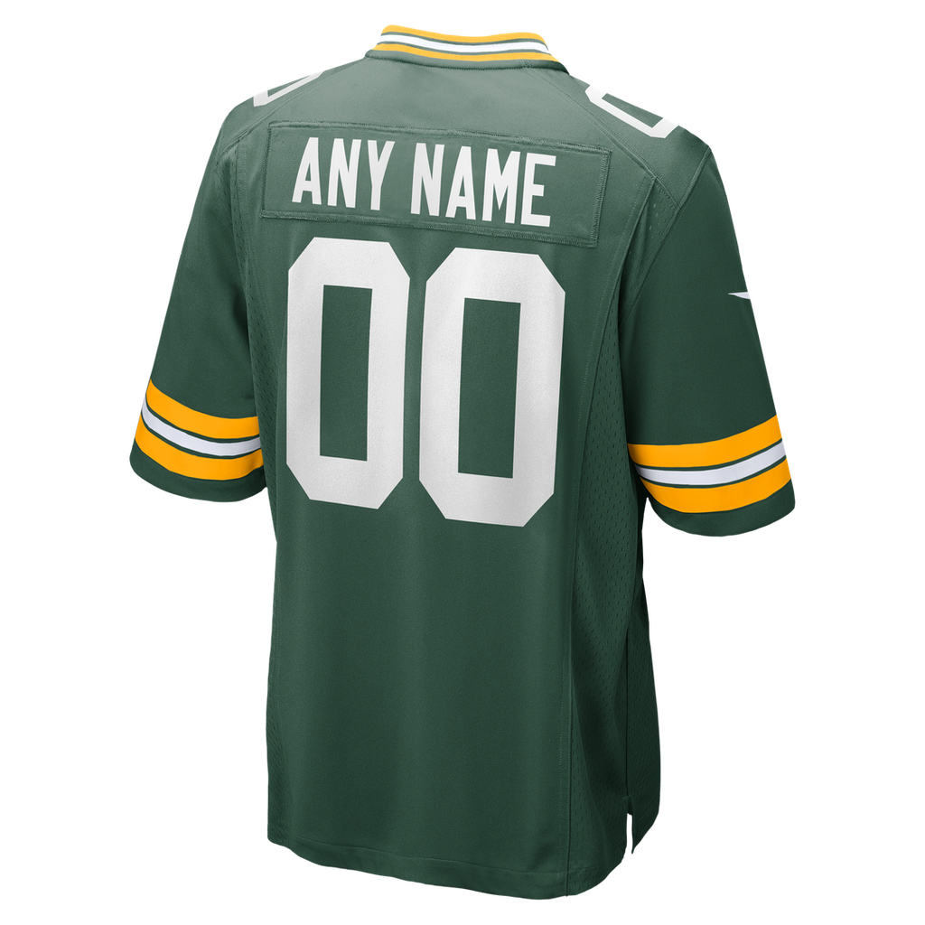 Green Bay Packers Nike Green Custom Game Jersey product image 11, provided for visual reference and product detail review