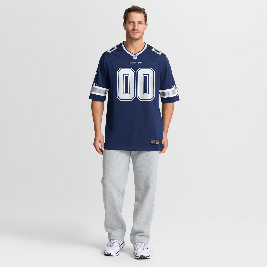 Dallas Cowboys Nike Navy Custom Game Jersey product image 15, provided for visual reference and product detail review
