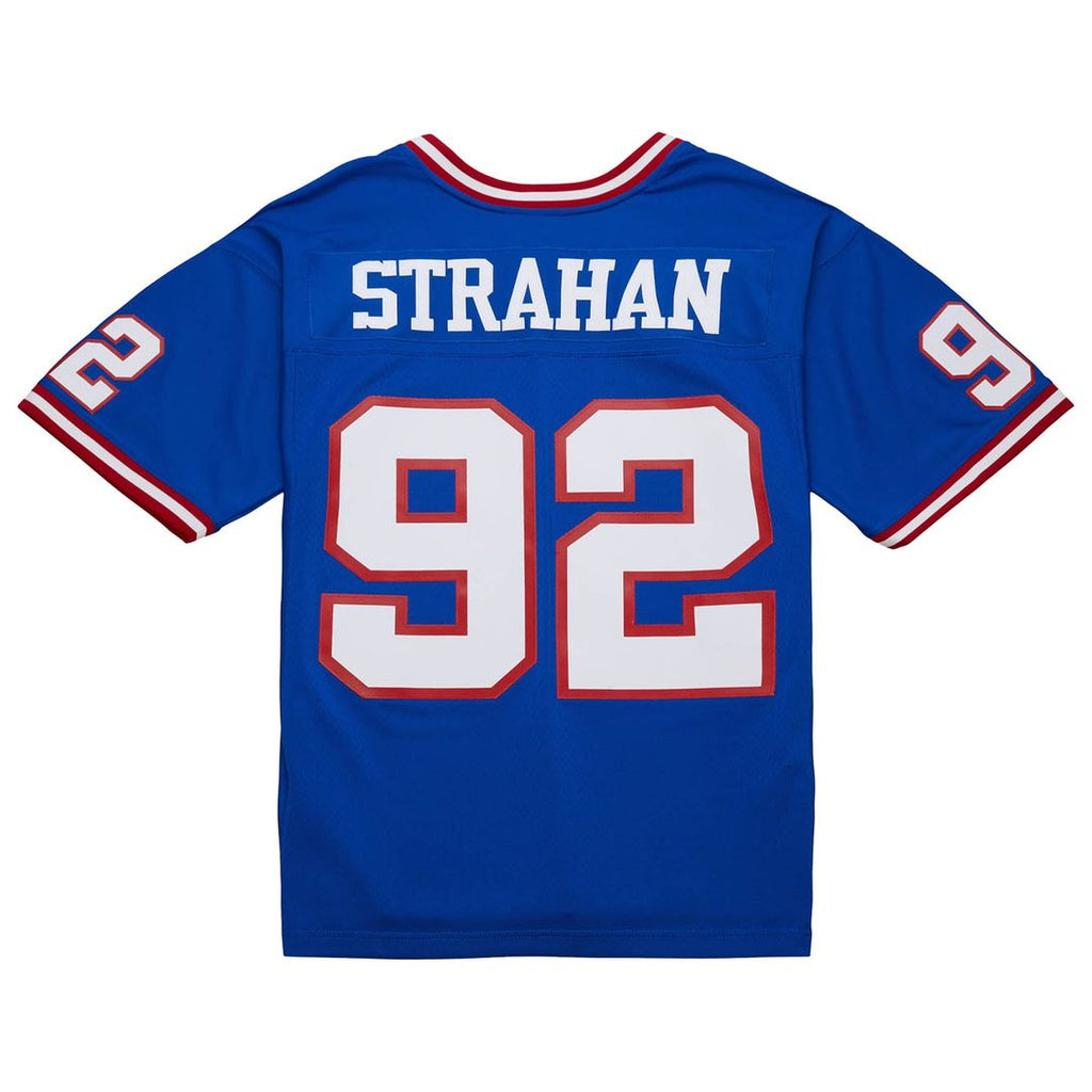 New York Giants Michael Strahan Mitchell & Ness Royal 1993 Legacy Replica Jersey product image 3, provided for visual