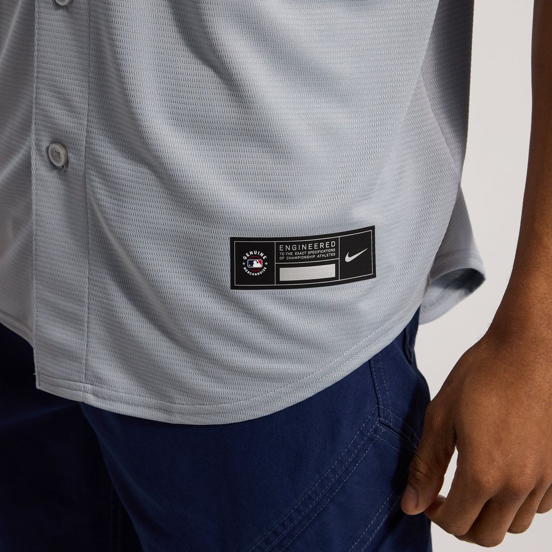 New York Mets Juan Soto Nike Gray Road Replica Jersey product image 22, provided for visual reference and product detail