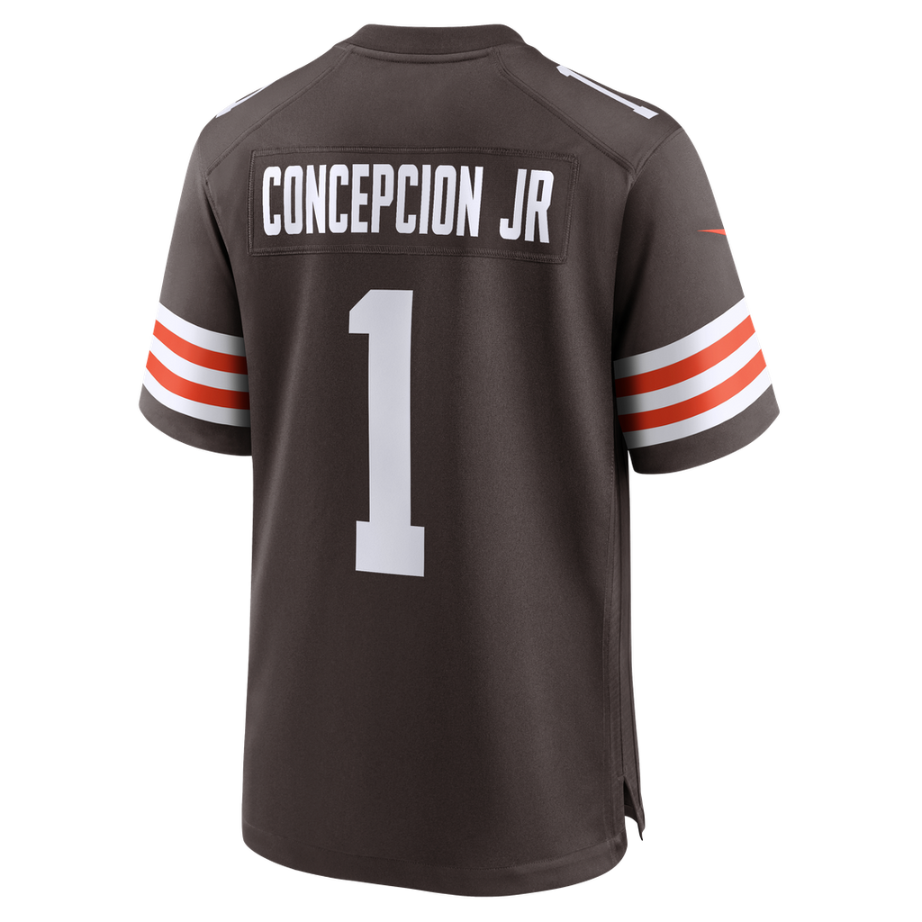 Cleveland Browns KC Concepcion Jr. Nike Brown Team Game Jersey product image 3, provided for visual reference and product