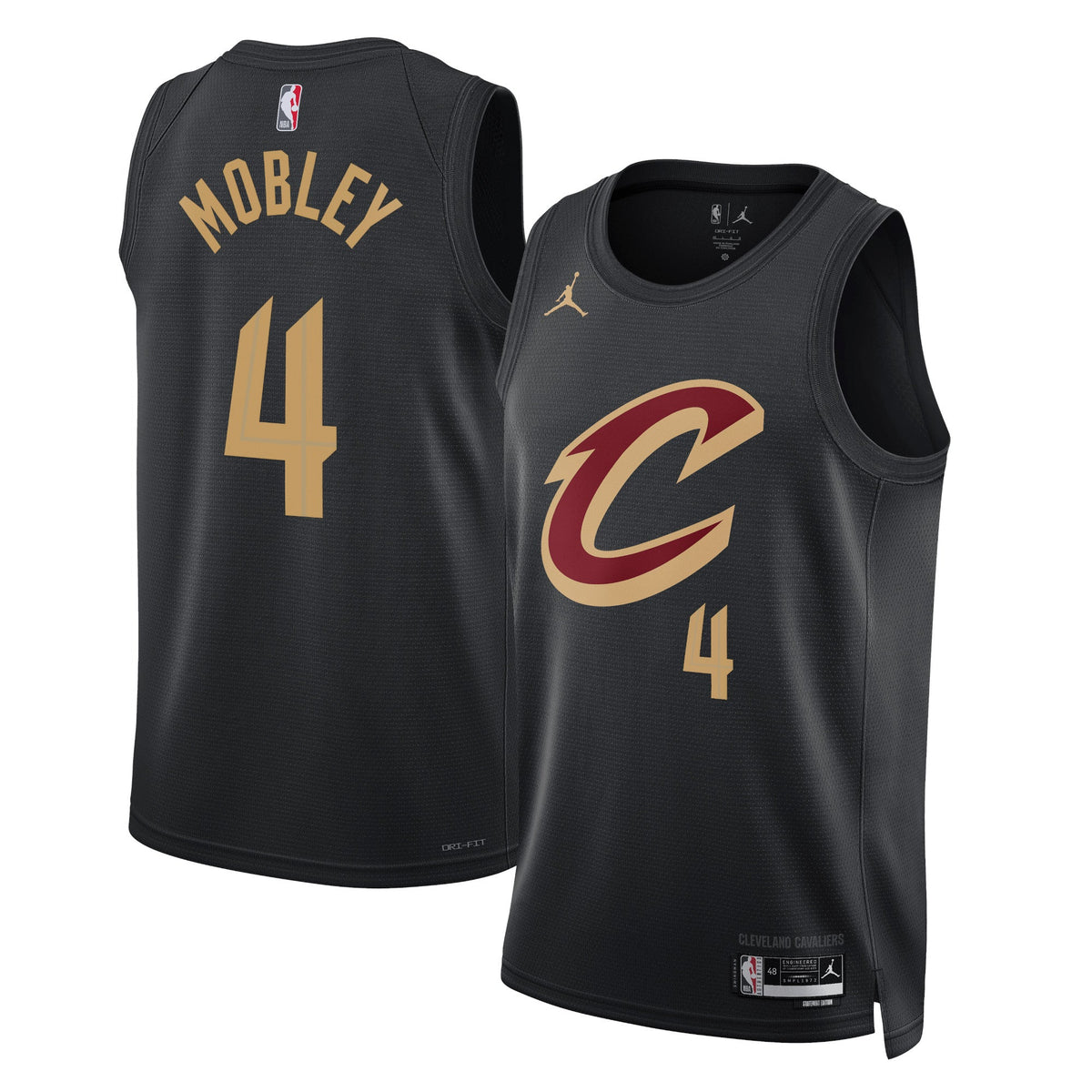 Cleveland Cavaliers Jordan Statement Edition Swingman Jersey - Black - Evan Mobley - Unisex product image 1, provided for