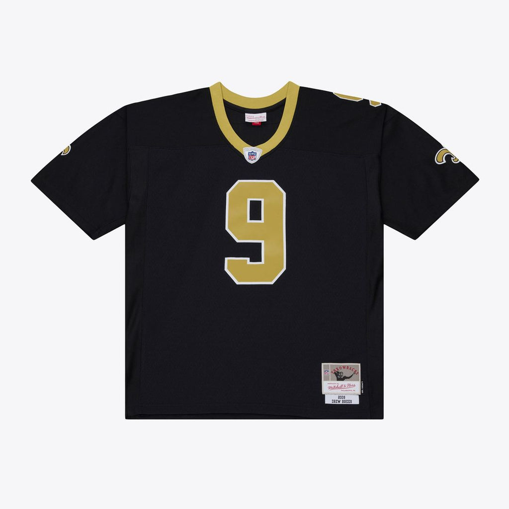 New Orleans Saints Drew Brees Mitchell & Ness Black Big & Tall 2009 Legacy Retired Player Jersey product image 1, provided