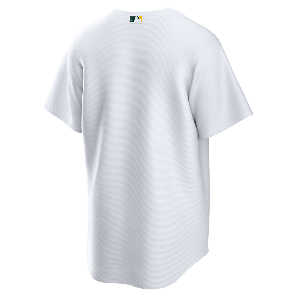 Athletics Nike White Home Big & Tall Replica Jersey product image 3, provided for visual reference and product detail review
