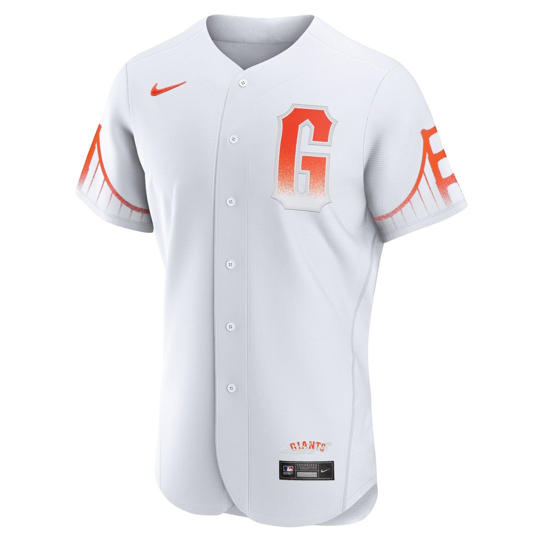 San Francisco Giants Nike White City Connect Authentic Jersey product image 2, provided for visual reference and product
