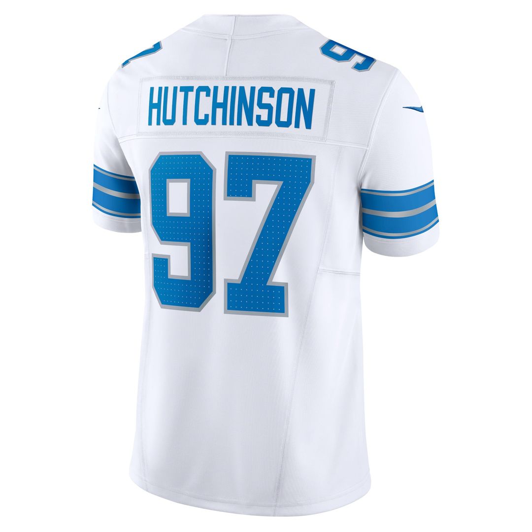 Detroit Lions Aidan Hutchinson Nike Black 2nd Alternate Vapor F.U.S.E. Limited Jersey product image 12, provided for visual