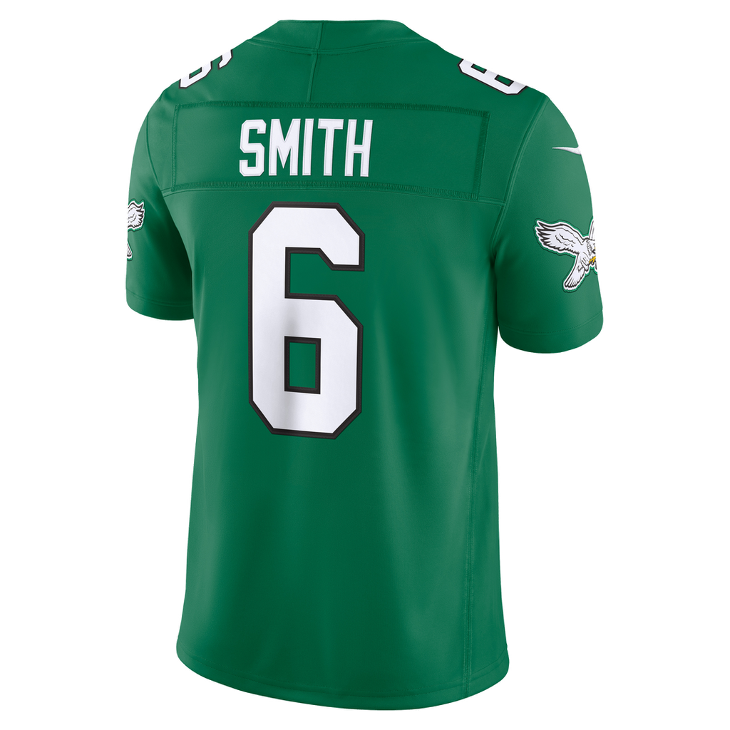 Philadelphia Eagles DeVonta Smith Nike Kelly Green Alternate Vapor F.U.S.E. Stitched Limited Jersey product image 6,